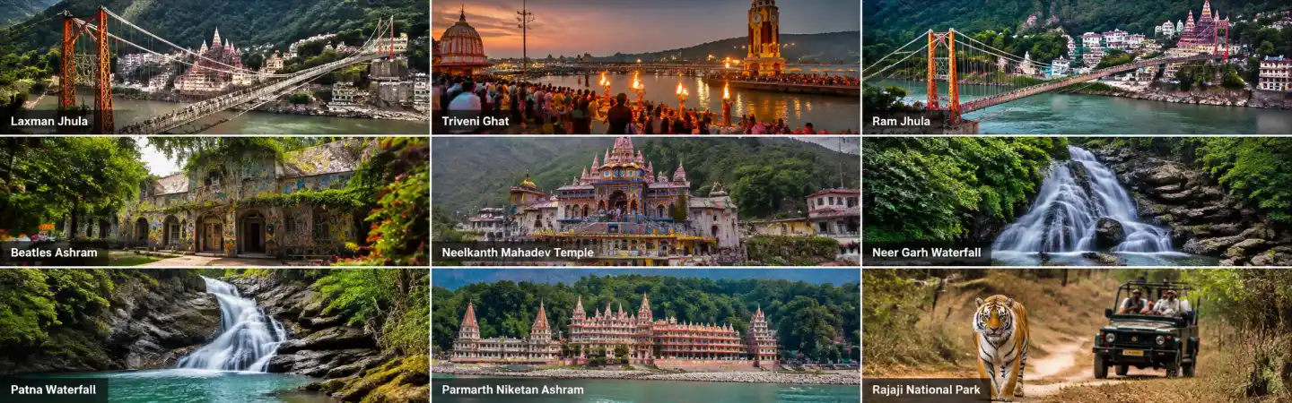 Best places to visit in Rishikesh: Adventure and Hills