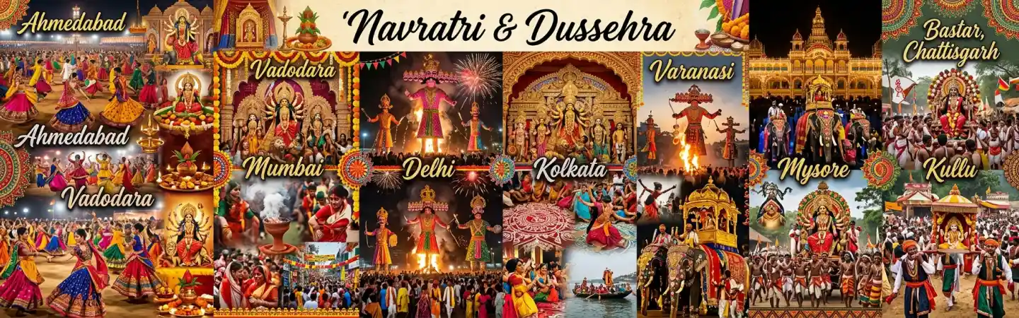 Navratri & Dussehra Travel Guide India 2026: Best Places in India to Experience the Festival