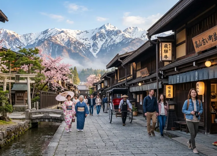 takayama and japanese alps