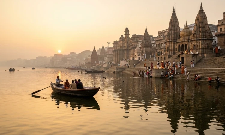boating on ganges