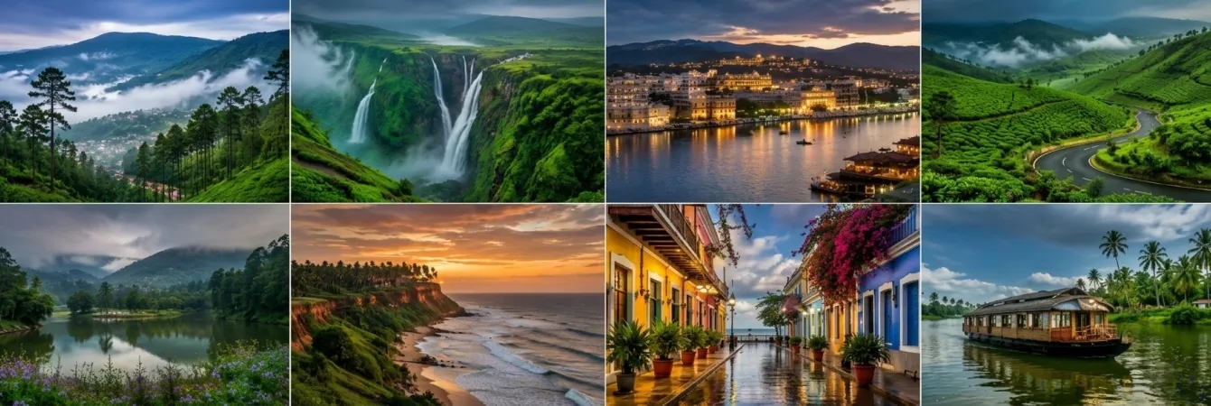 Best Places to Visit in India in August for a Perfect Monsoon Trip